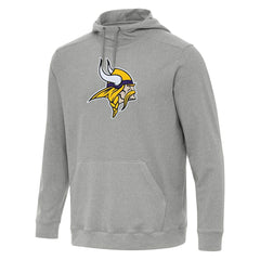 Minnesota Vikings Antigua Cloud Pullover Hoodie - Heather Gray discount