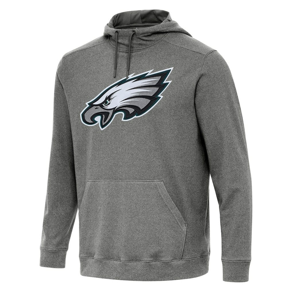 Philadelphia Eagles Antigua Cloud Pullover Hoodie - Heather Black for sale