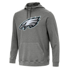 Philadelphia Eagles Antigua Cloud Pullover Hoodie - Heather Black for sale