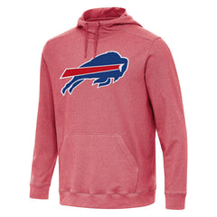 Buffalo Bills Antigua Cloud Pullover Hoodie - Heather Red on sale