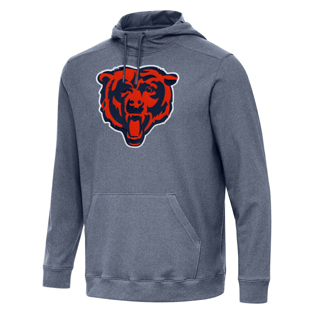 Chicago Bears Antigua Cloud Pullover Hoodie - Heather Navy discount