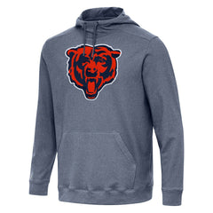 Chicago Bears Antigua Cloud Pullover Hoodie - Heather Navy discount
