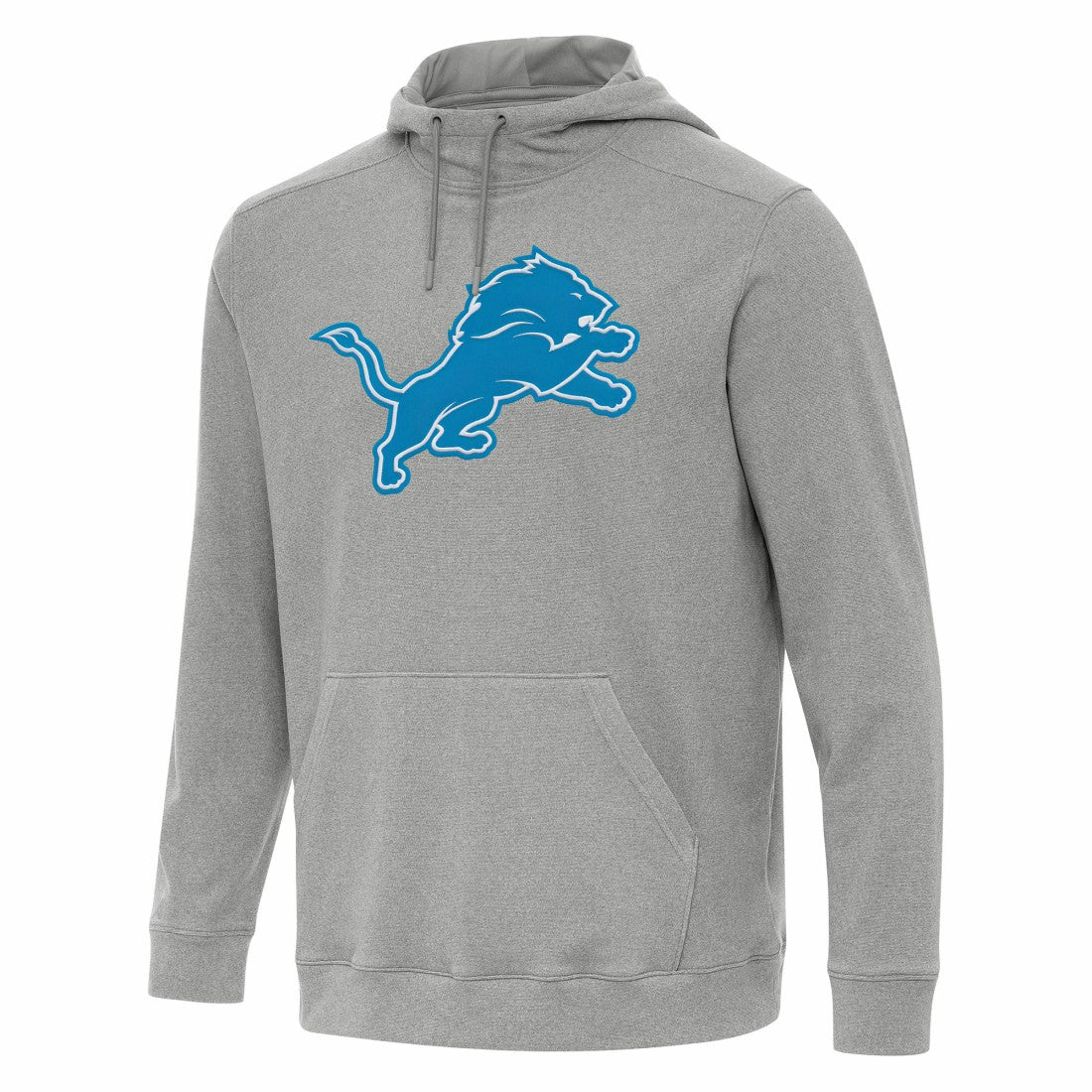Detroit Lions Antigua Cloud Pullover Hoodie - Heather Gray on sale
