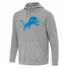 Detroit Lions Antigua Cloud Pullover Hoodie - Heather Gray on sale