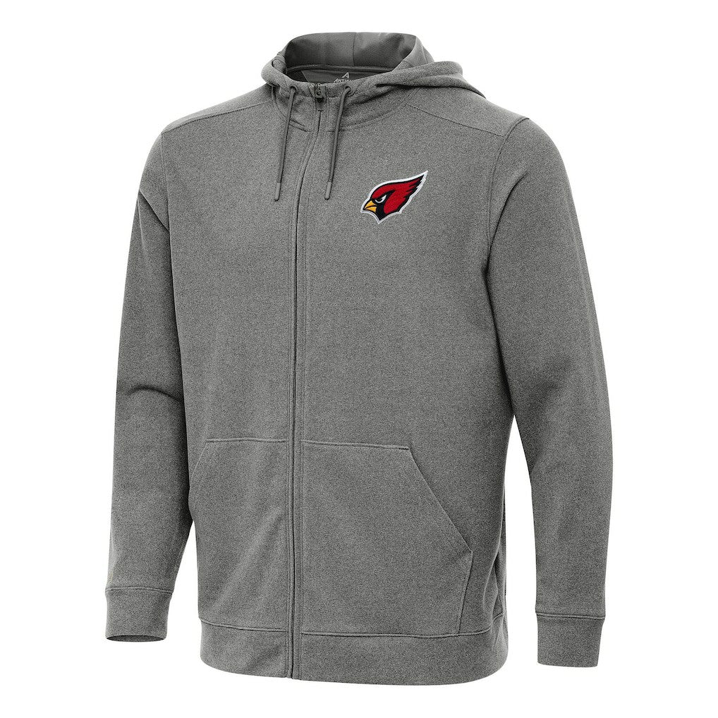 Arizona Cardinals Antigua Effortless Full-Zip Hoodie - Heather Black online