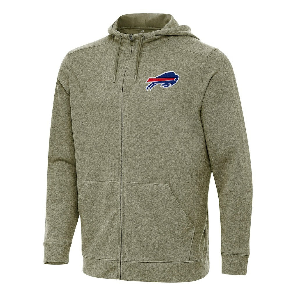 Buffalo Bills Antigua Effortless Full-Zip Hoodie - Olive sale
