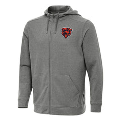 Chicago Bears Antigua Effortless Full-Zip Hoodie - Heather Black outlet