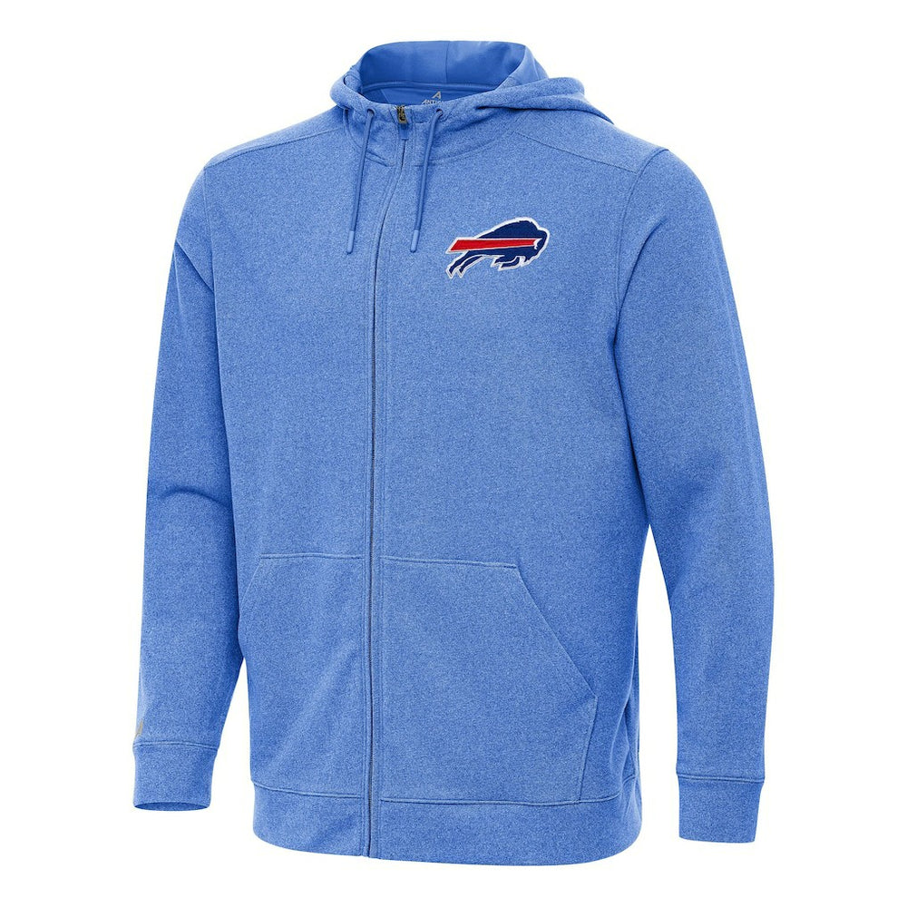 Buffalo Bills Antigua Effortless Full-Zip Hoodie - Heather Royal online
