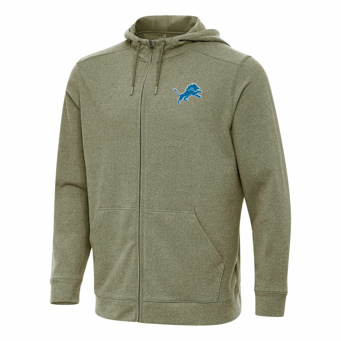 Detroit Lions Antigua Effortless Full-Zip Hoodie - Olive for sale