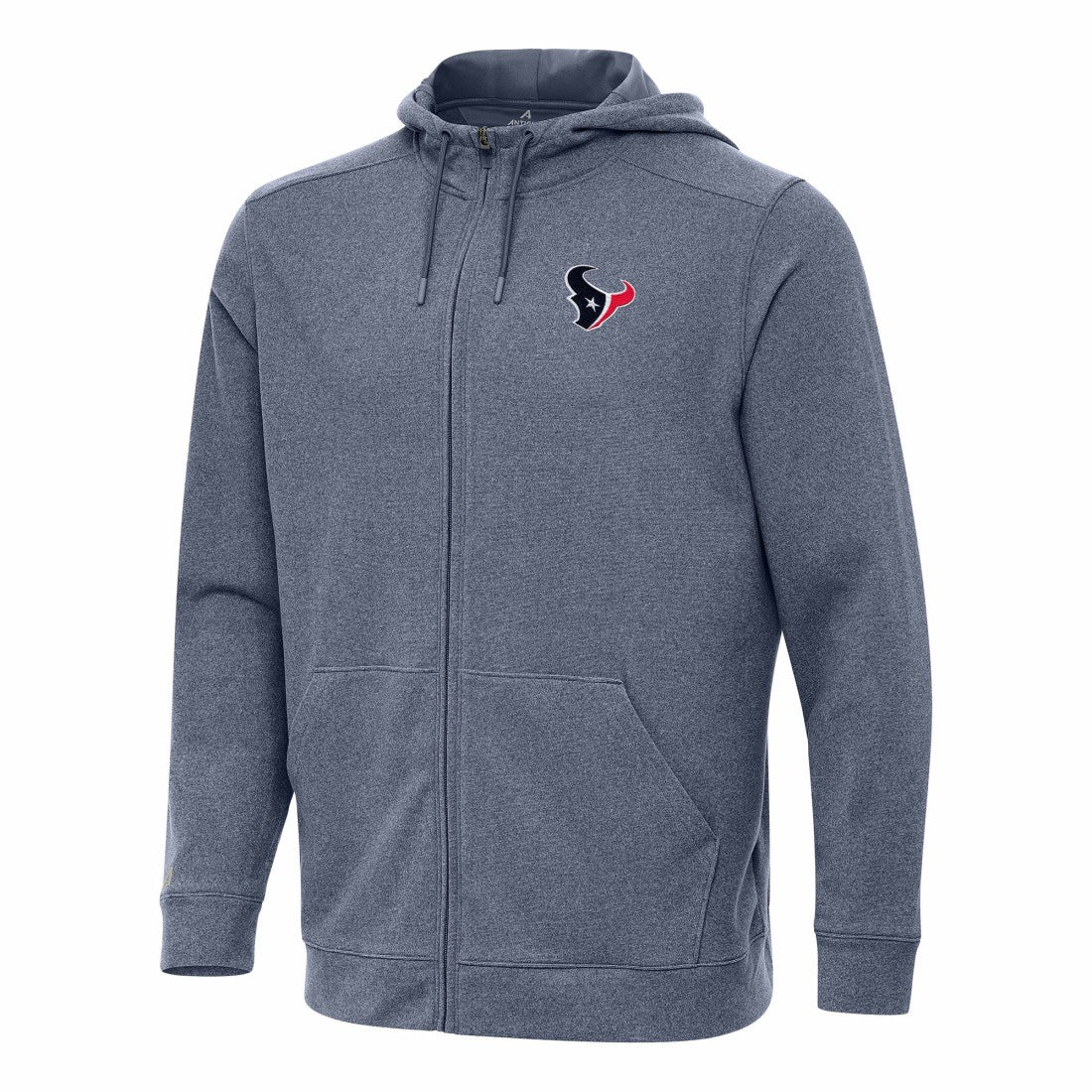 Houston Texans Antigua Effortless Full-Zip Hoodie - Heather Navy online