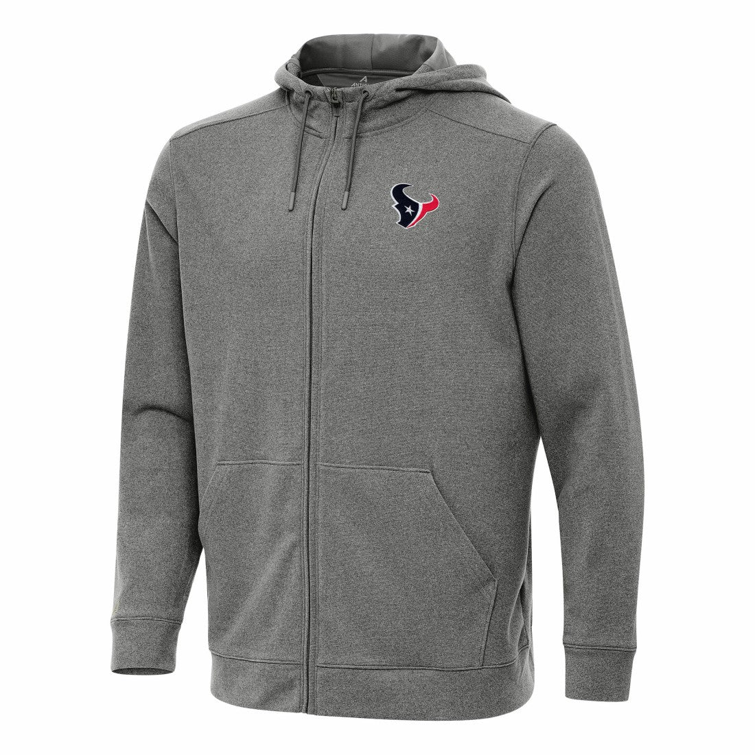 Houston Texans Antigua Effortless Full-Zip Hoodie - Heather Black for sale