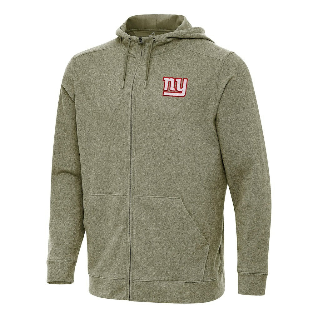 New York Giants Antigua Effortless Full-Zip Hoodie - Olive sale