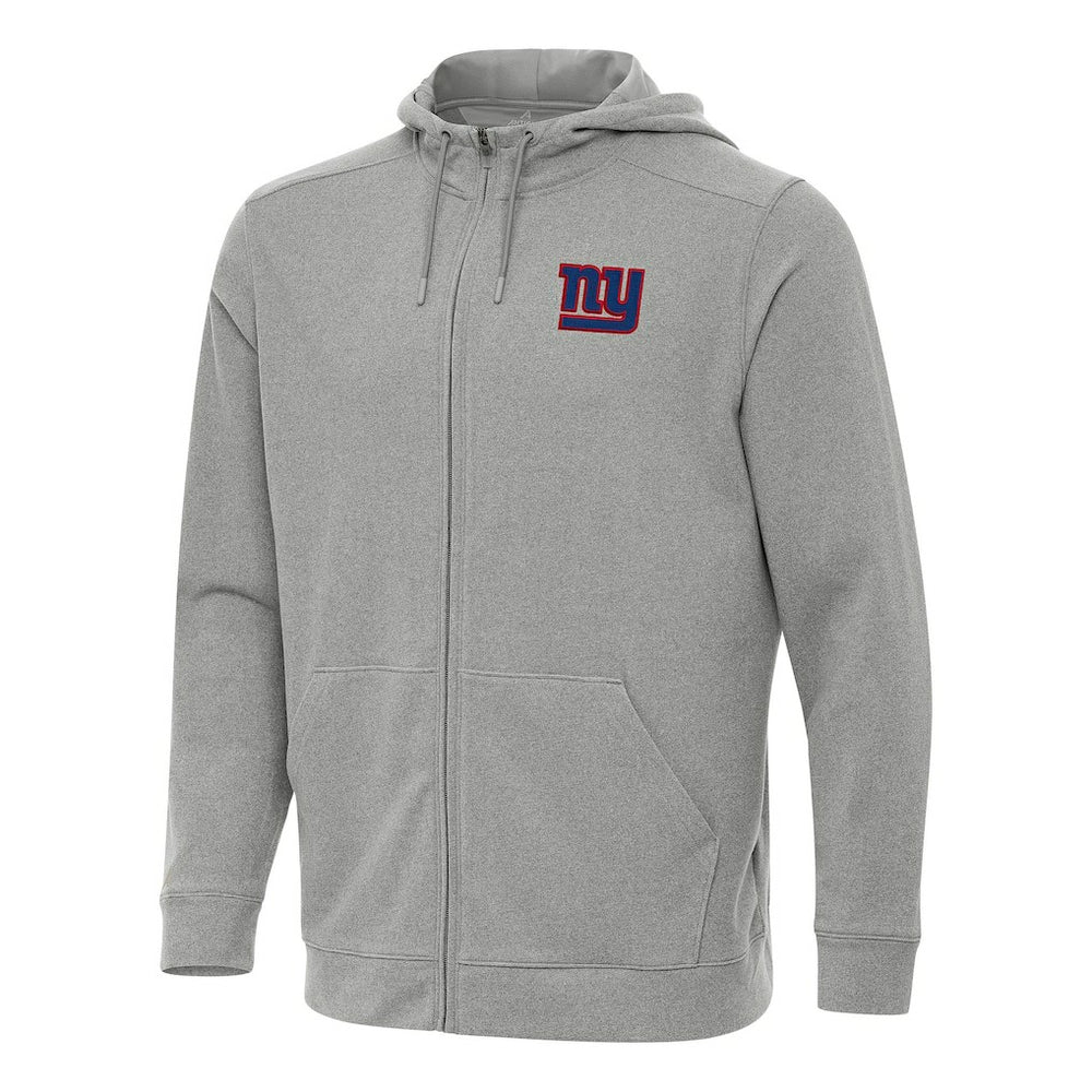New York Giants Antigua Effortless Full-Zip Hoodie - Heather Gray sale