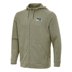 Seattle Seahawks Antigua Effortless Full-Zip Hoodie - Olive cheap