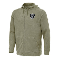 Las Vegas Raiders Antigua Effortless Full-Zip Hoodie - Olive sale