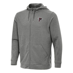 Atlanta Falcons Antigua Effortless Full-Zip Hoodie - Heather Black outlet