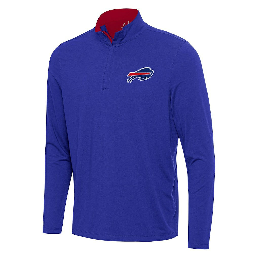 Buffalo Bills Antigua Content Quarter-Zip Pullover Top - Royal/Red cheap