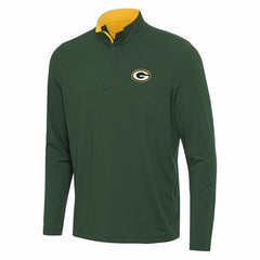 Green Bay Packers Antigua Content Quarter-Zip Pullover Top - Green/Gold cheap