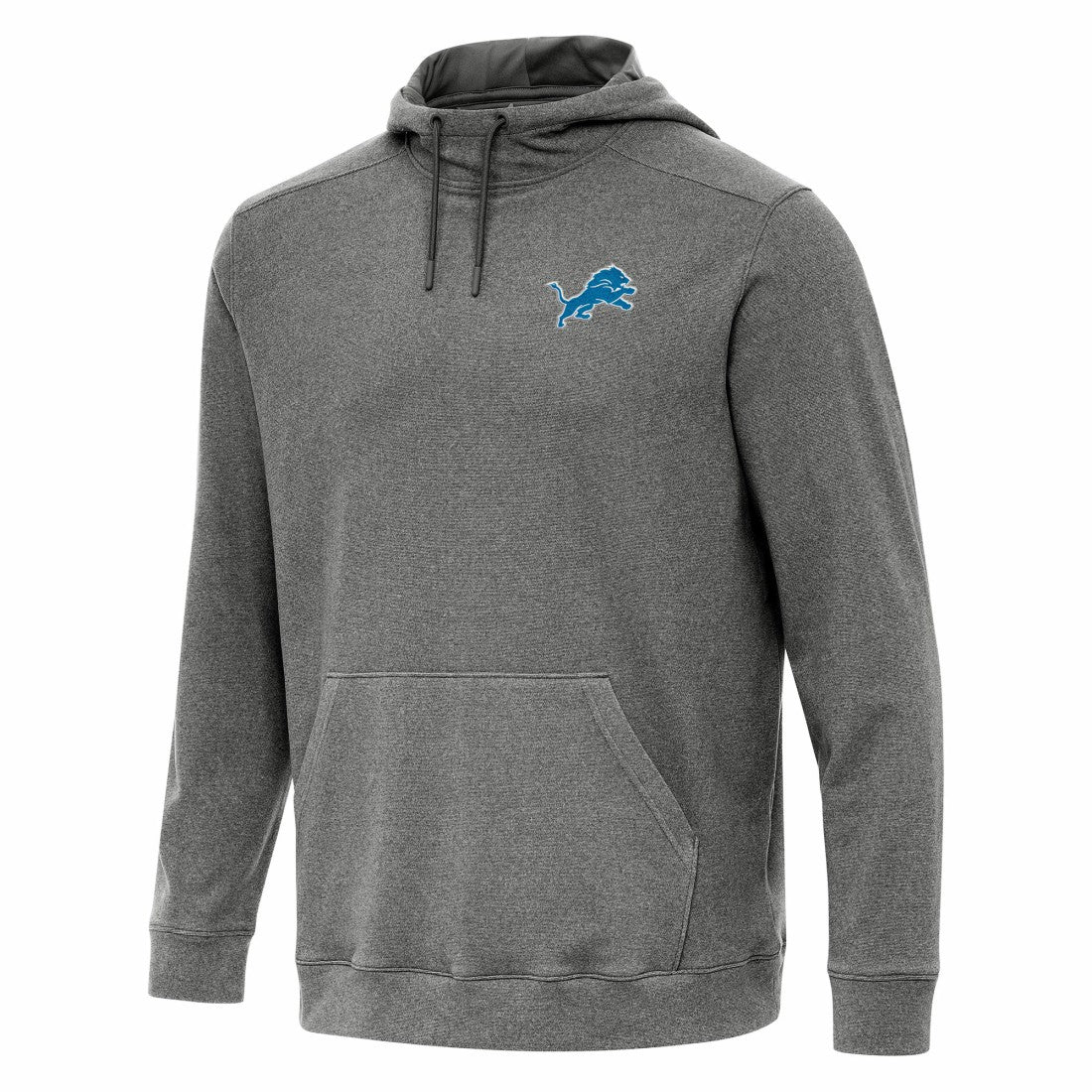 Detroit Lions Antigua Cloud Pullover Hoodie - Heather Black cheap