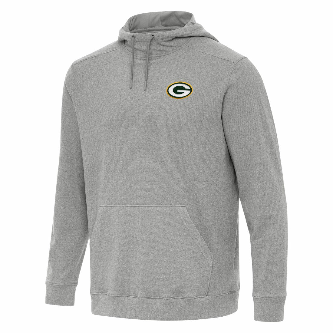 Green Bay Packers Antigua Cloud Pullover Hoodie - Heather Gray sale