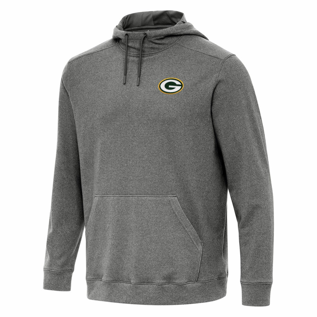 Green Bay Packers Antigua Cloud Pullover Hoodie - Heather Black online
