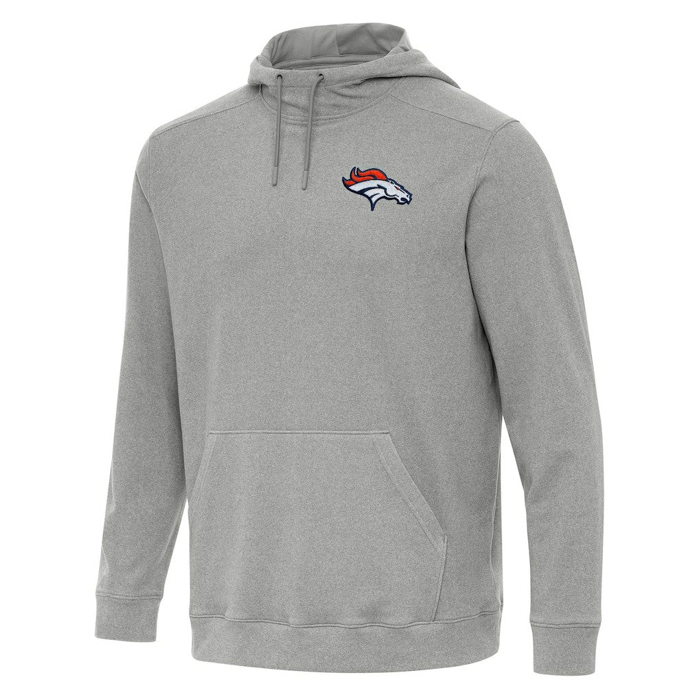 Denver Broncos Antigua Cloud Pullover Hoodie - Heather Gray sale