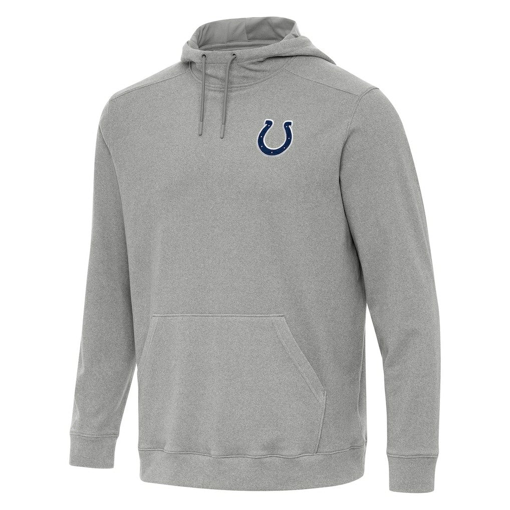 Indianapolis Colts Antigua Cloud Pullover Hoodie - Heather Gray for sale