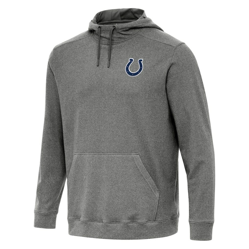 Indianapolis Colts Antigua Cloud Pullover Hoodie - Heather Black on sale