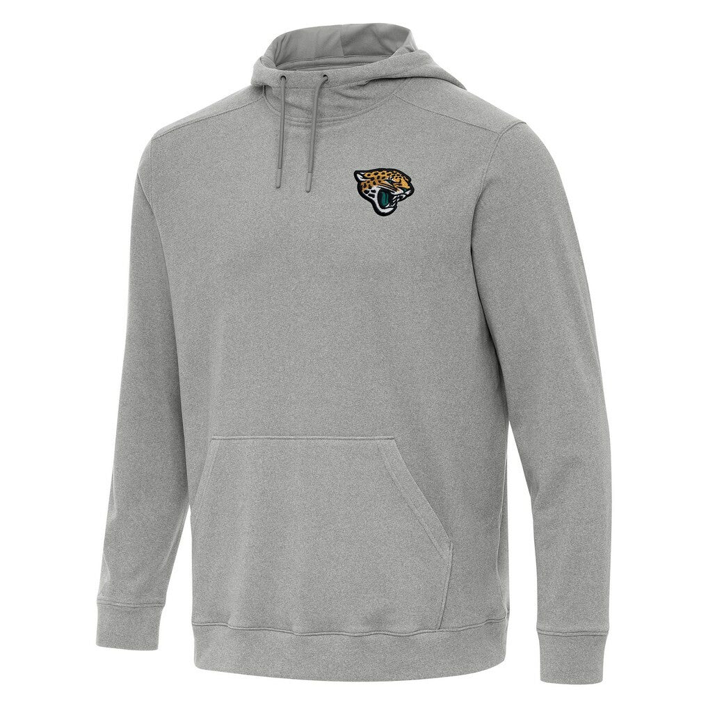 Jacksonville Jaguars Antigua Cloud Pullover Hoodie - Heather Gray for sale