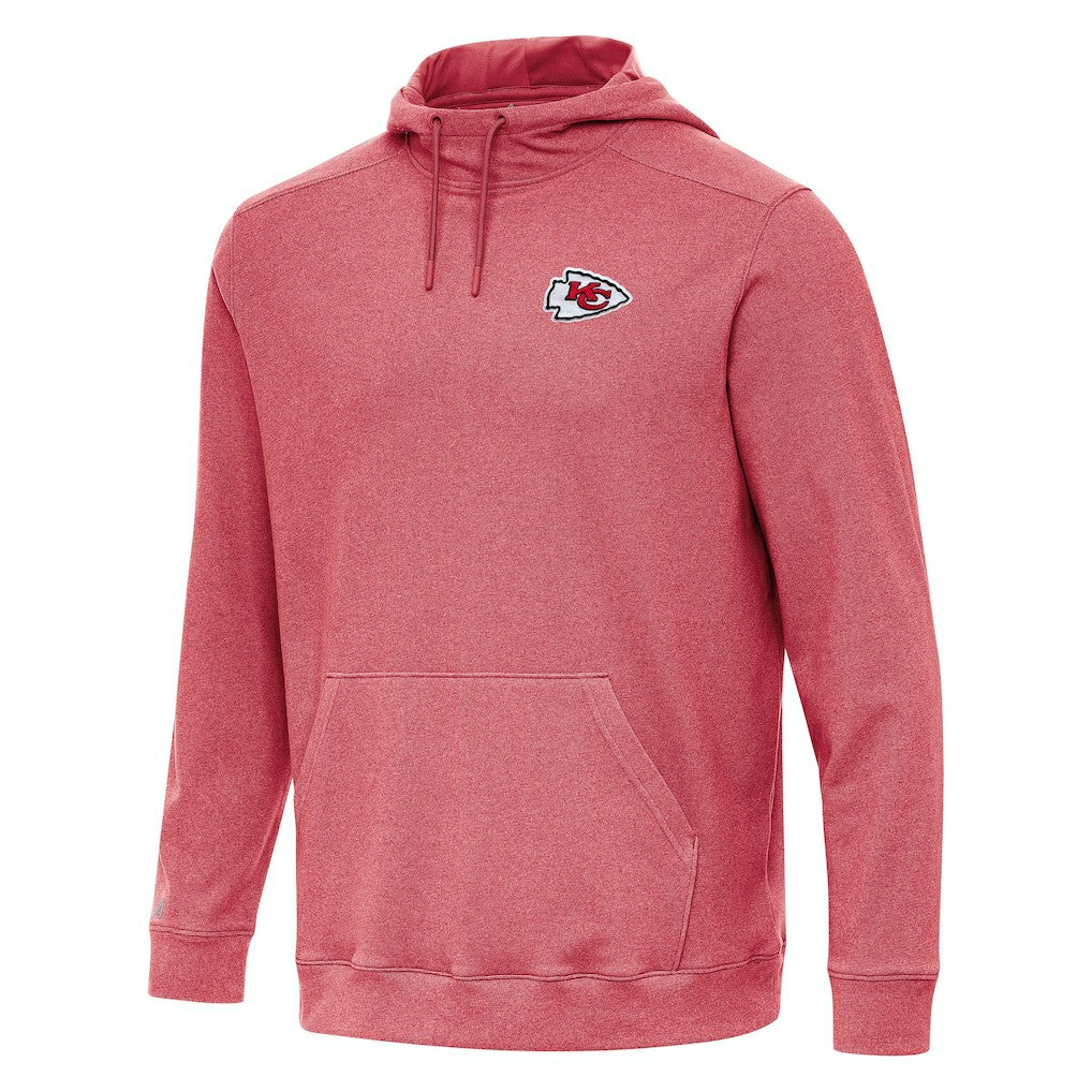 Kansas City Chiefs Antigua Cloud Pullover Hoodie - Heather Red online