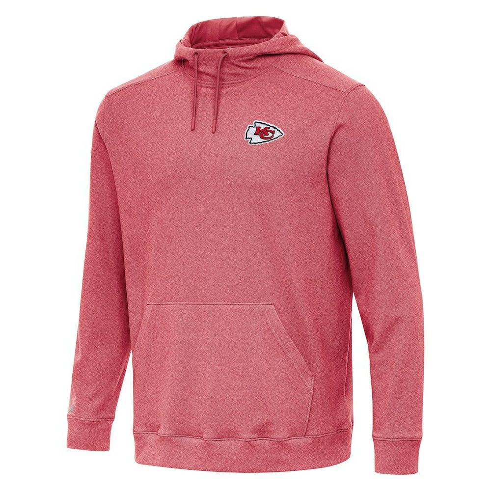 Kansas City Chiefs Antigua Cloud Pullover Hoodie - Heather Red online