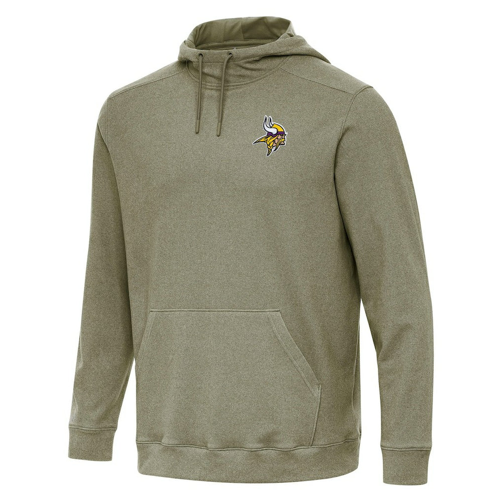 Minnesota Vikings Antigua Cloud Pullover Hoodie - Olive on sale