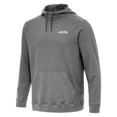 New York Jets Antigua Cloud Pullover Hoodie - Heather Black cheap