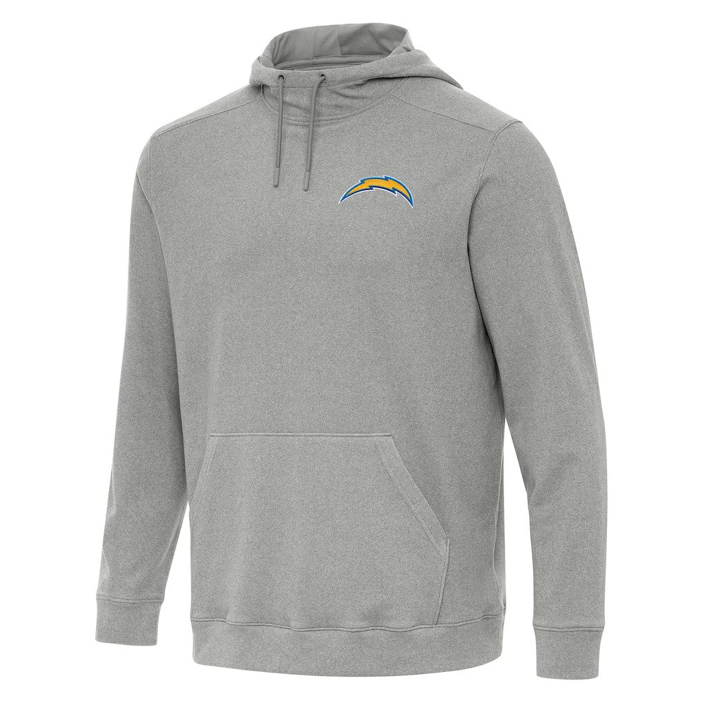 Los Angeles Chargers Antigua Cloud Pullover Hoodie - Heather Gray sale