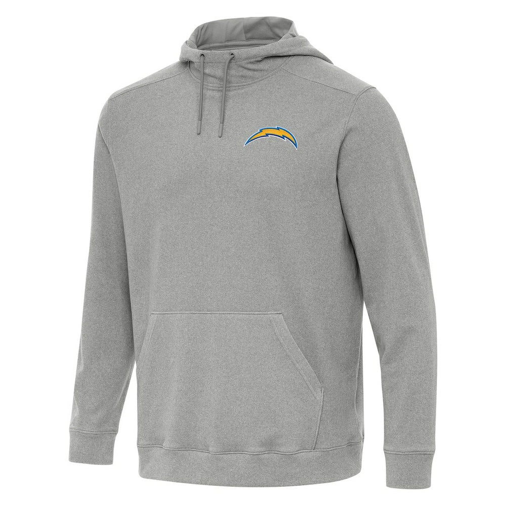Los Angeles Chargers Antigua Cloud Pullover Hoodie - Heather Gray sale