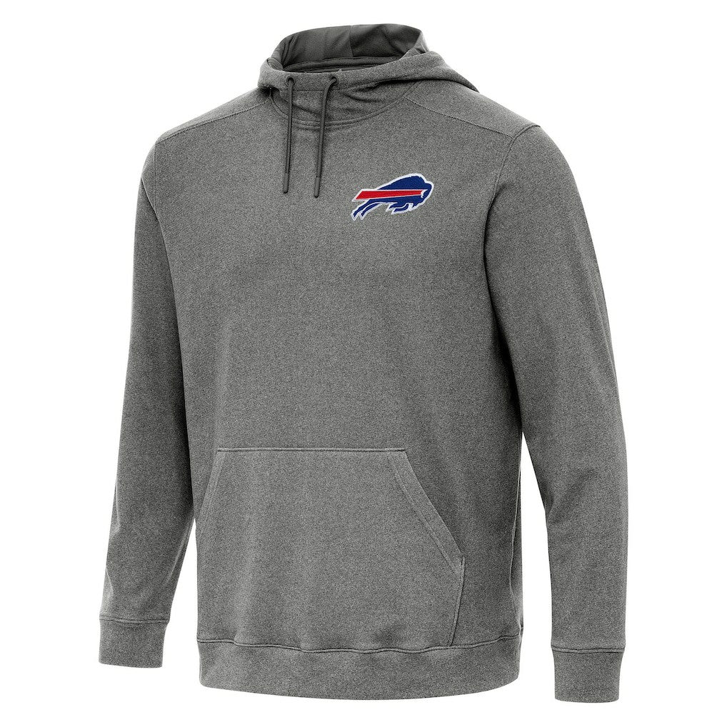 Buffalo Bills Antigua Cloud Pullover Hoodie - Heather Black on sale