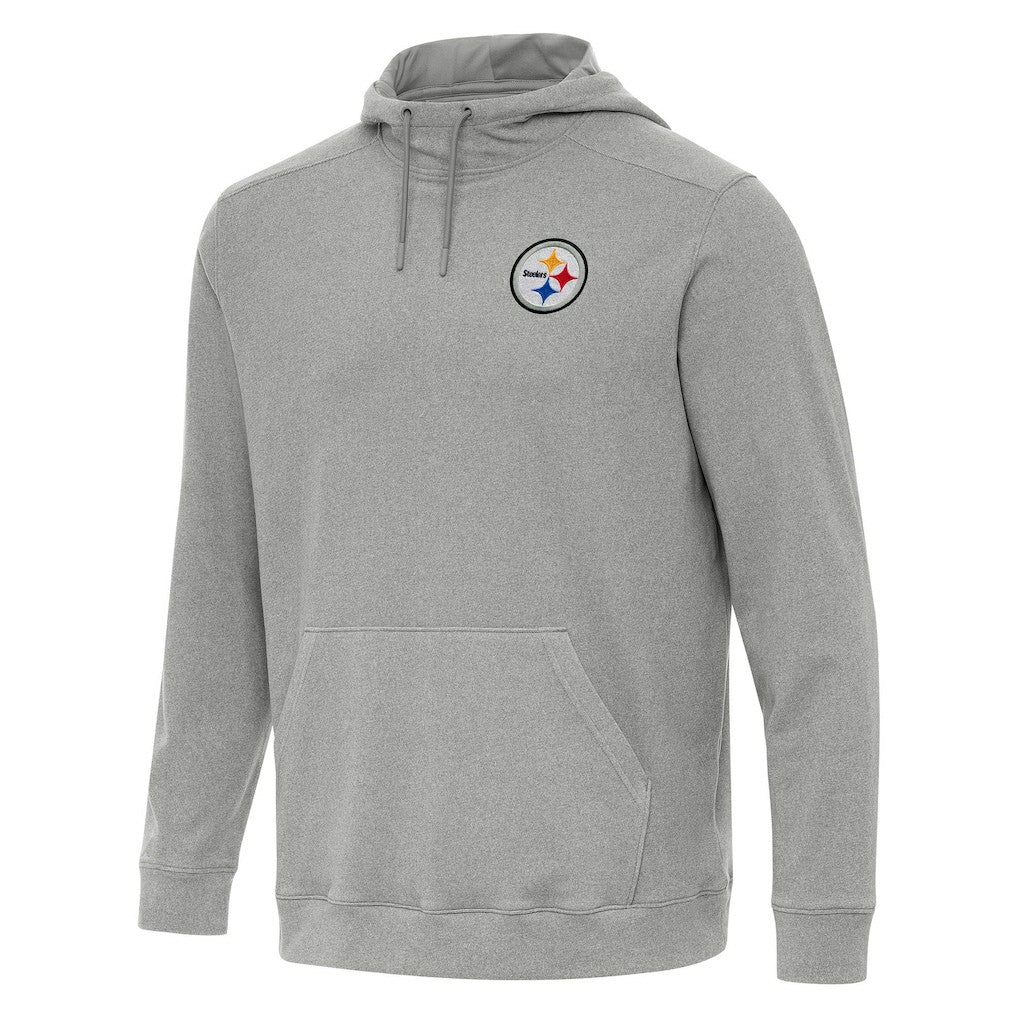 Pittsburgh Steelers Antigua Cloud Pullover Hoodie - Heather Gray outlet
