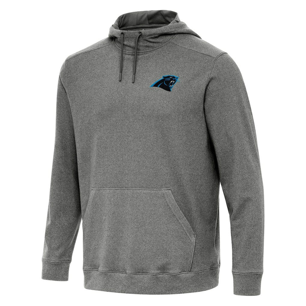 Carolina Panthers Antigua Cloud Pullover Hoodie - Heather Black sale