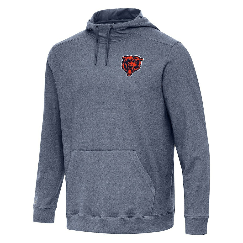 Chicago Bears Antigua Cloud Pullover Hoodie - Heather Navy discount