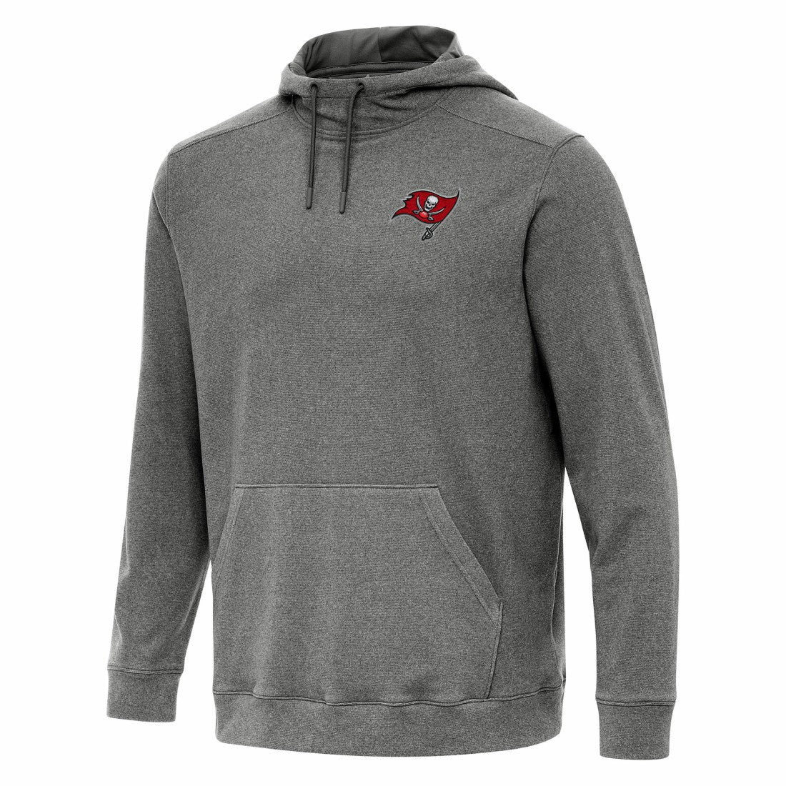 Tampa Bay Buccaneers Antigua Cloud Pullover Hoodie - Heather Black for sale