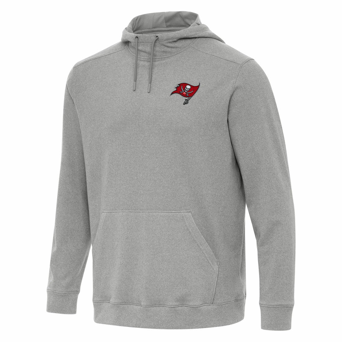 Tampa Bay Buccaneers Antigua Cloud Pullover Hoodie - Heather Gray for sale