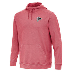 Atlanta Falcons Antigua Cloud Pullover Hoodie - Heather Red for sale
