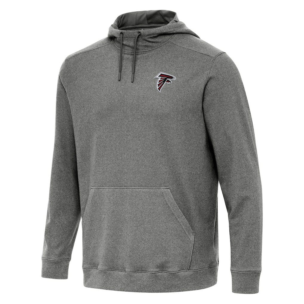 Atlanta Falcons Antigua Cloud Pullover Hoodie - Heather Black discount