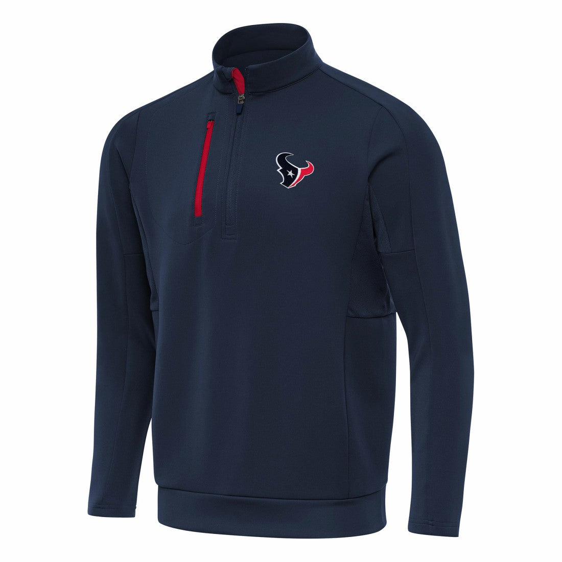 Houston Texans Antigua Generation Quarter-Zip Pullover Top - Navy for sale