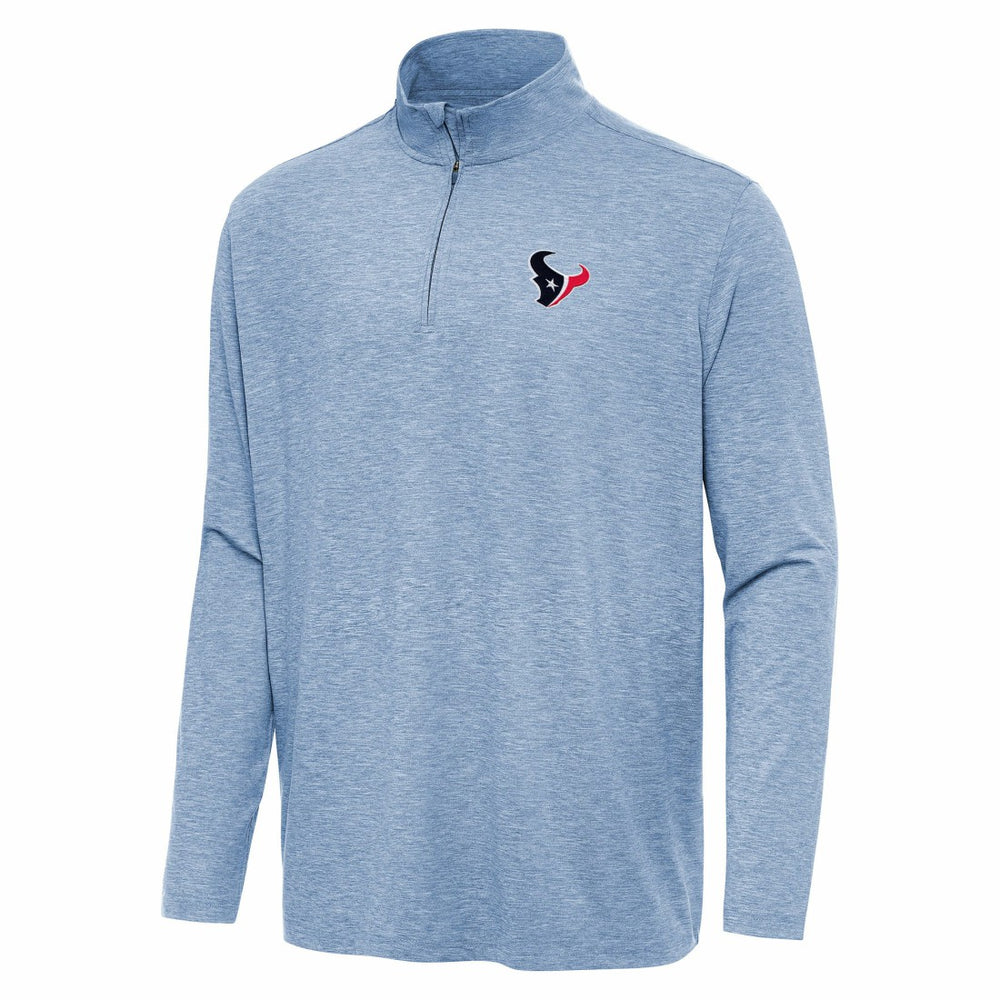 Houston Texans Antigua Hunk Quarter-Zip Jacket - Heather Royal sale