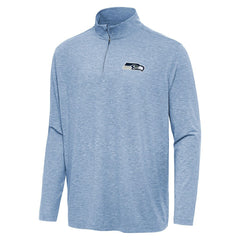 Seattle Seahawks Antigua Hunk Quarter-Zip Jacket - Heather Royal discount