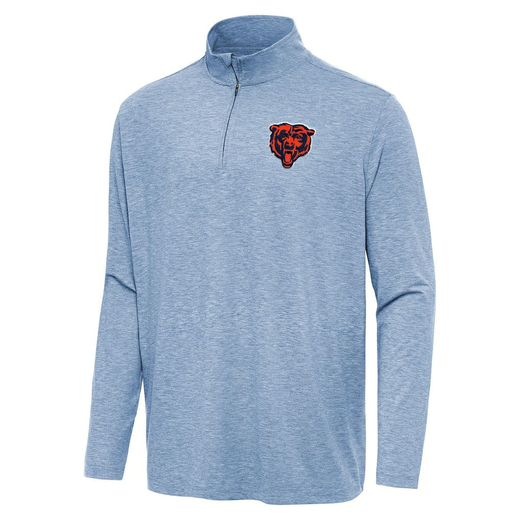 Chicago Bears Antigua Hunk Quarter-Zip Jacket - Heather Royal cheap