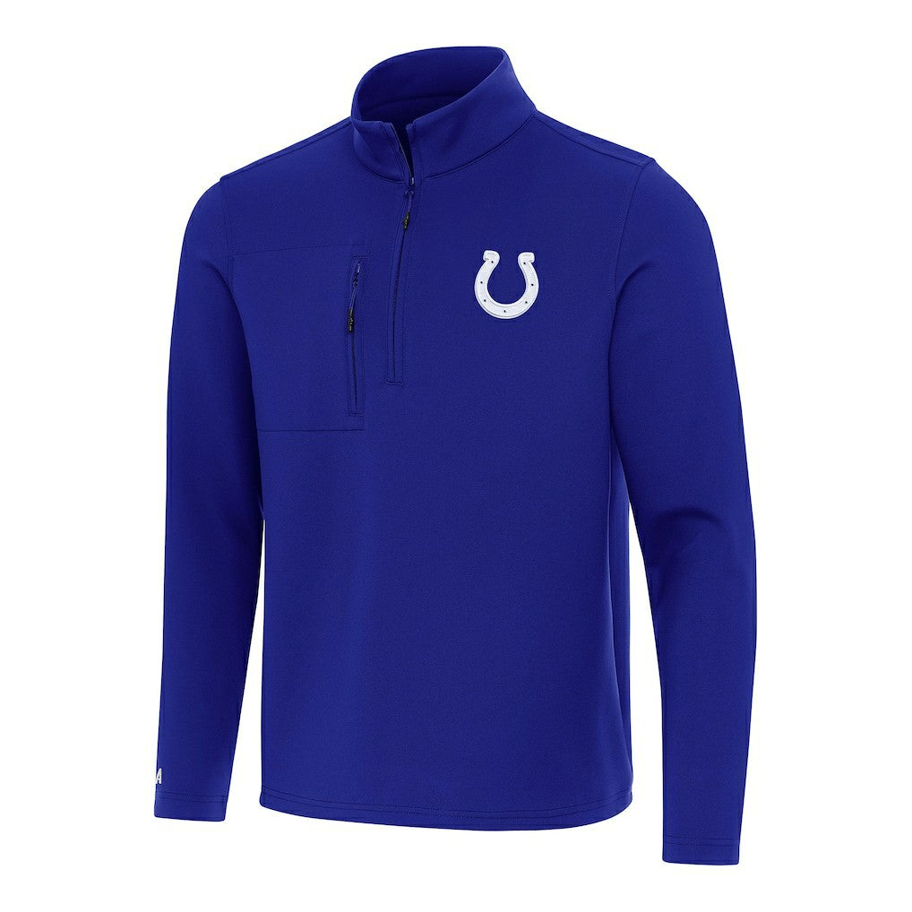 Indianapolis Colts Antigua Insider Quarter-Zip Pullover Top - Royal outlet