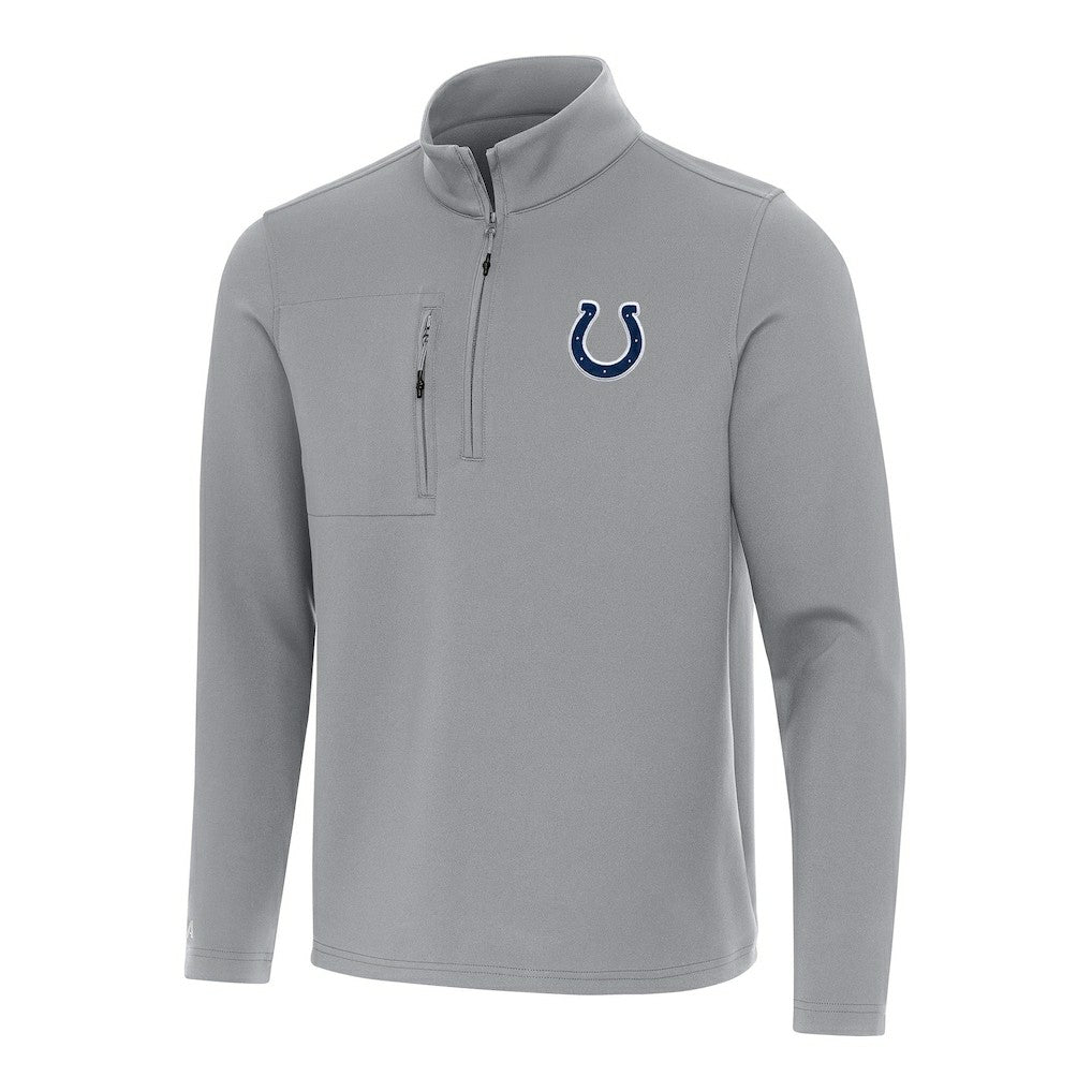 Indianapolis Colts Antigua Insider Quarter-Zip Pullover Top - Gray outlet