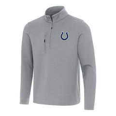 Indianapolis Colts Antigua Insider Quarter-Zip Pullover Top - Gray outlet
